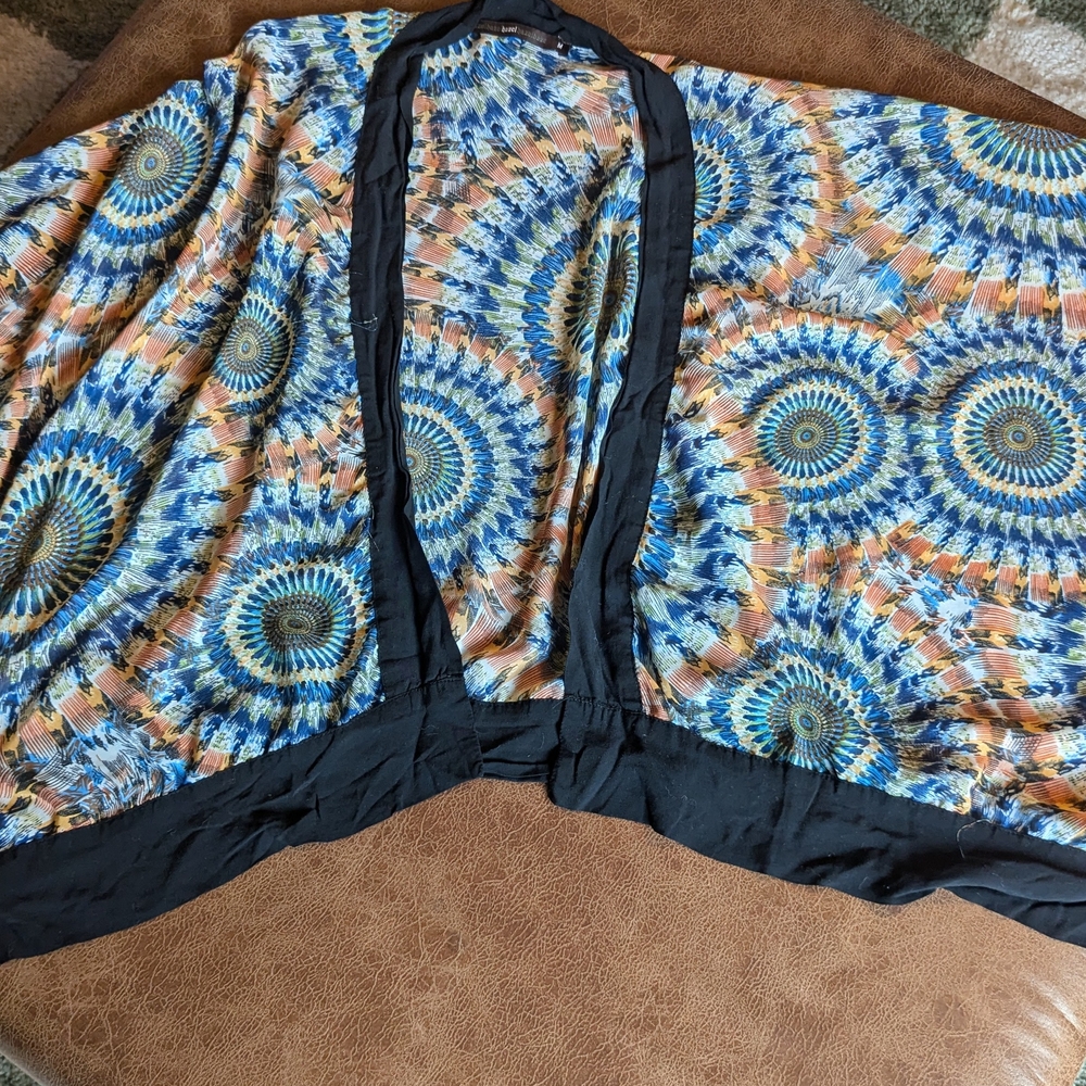 Colorful Patterned Kimono